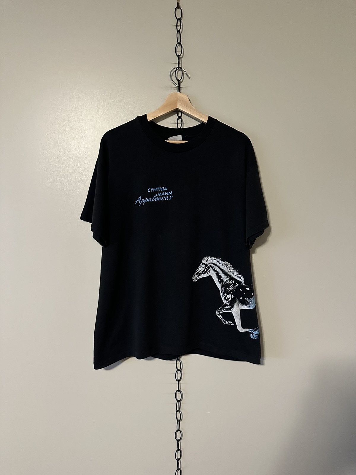 Vintage Vintage Cynthia Mann Appaloosas Horse Rodman T-shirt Size US L / EU 52-54 / 3 - 1 Thumbnail