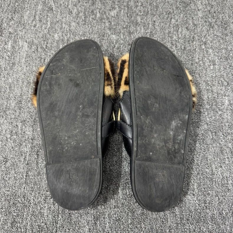 Fendi Fendi Mink Fur Slippers Size 39 Size US 8 / EU 41 - 4 Thumbnail