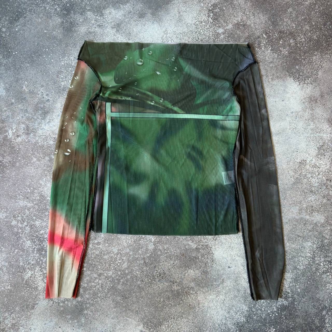 Hysteric Glamour Y2K Multucolour Sexy Mesh Top (Jean Paul Gaultier style) Size M / US 6-8 / IT 42-44 - 3 Thumbnail