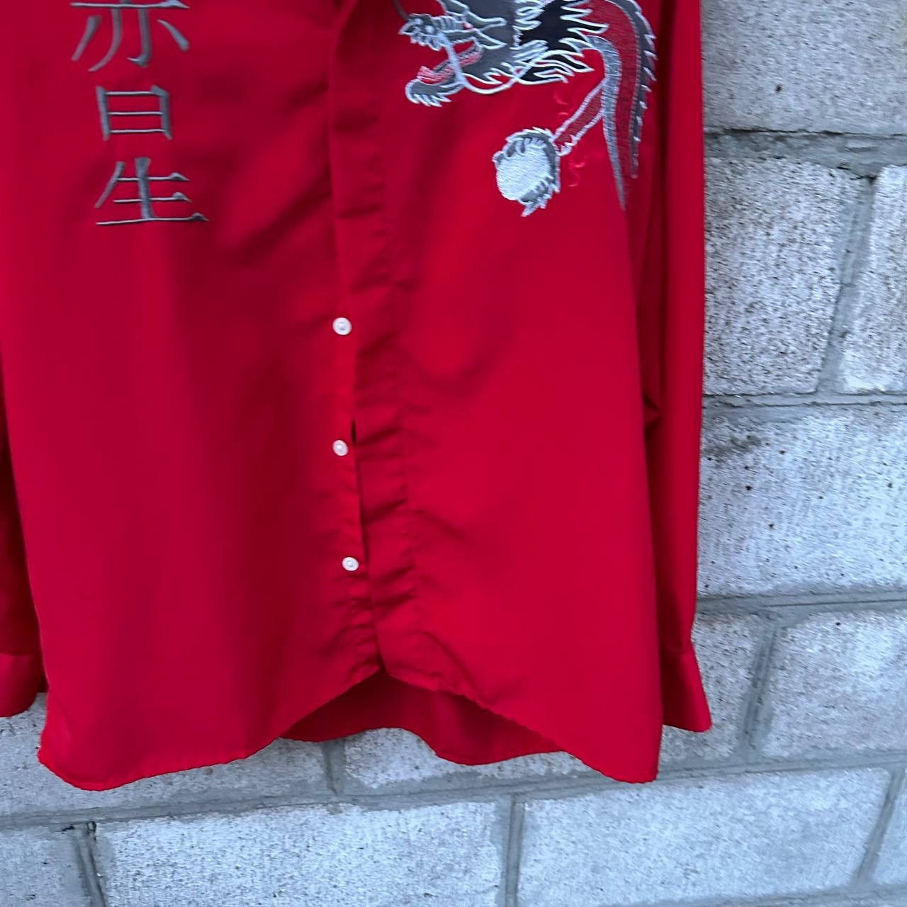 Japanese Brand VTG Japan Style Shirt Button Up Dragon Size L Y2K 00s USA Size US L / EU 52-54 / 3 - 6 Thumbnail