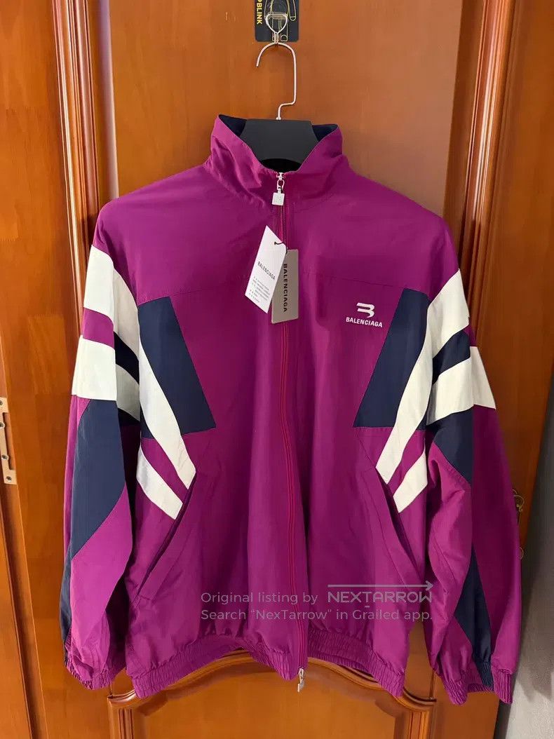 Balenciaga Balenciaga Embroidered Logo Patchwork Jacket Size XS / US 0-2 / IT 36-38 - 1 Thumbnail