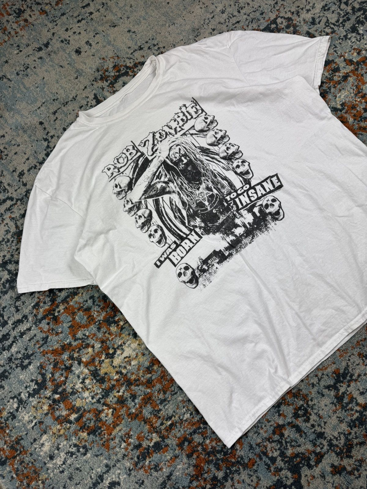 Band Tees × Vintage Vintage 00s Rob Zombie I was born to go insane graphic tee Size US XL / EU 56 / 4 - 2 Thumbnail