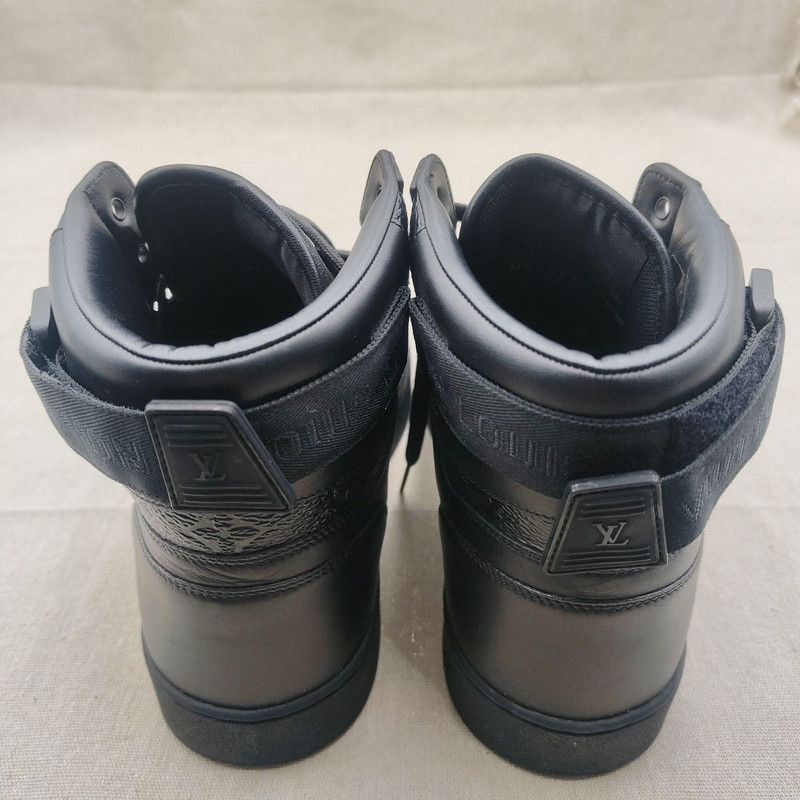 Louis Vuitton Louis Vuitton Rivoli Monogram High-Top Sneakers - Size US 9.5 / EU 42-43 - 3 Thumbnail