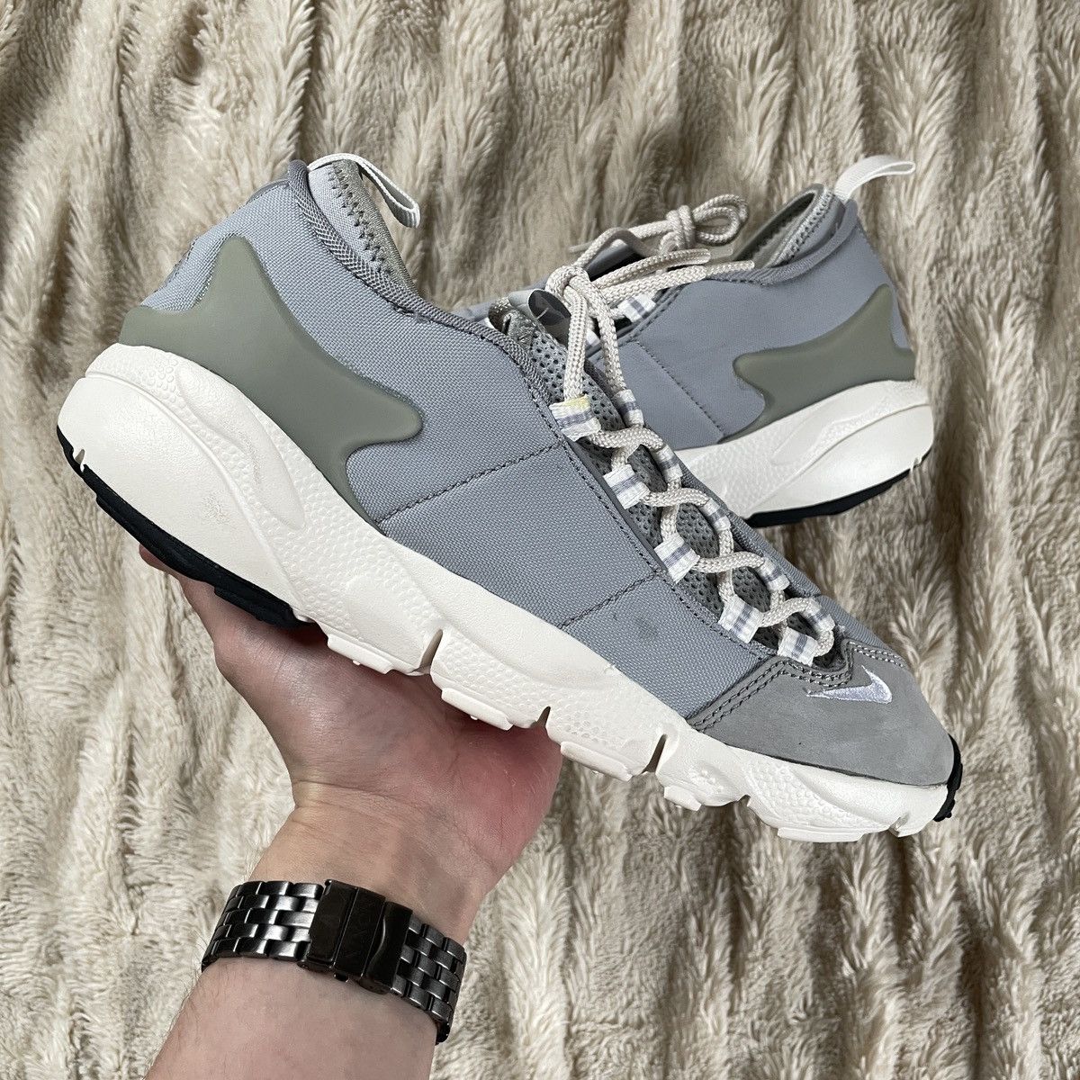 image of 2016 Nike Air Footscape Nm Wolf Grey Aime Supreme Sacai Shoes, Men's (Size 10)
