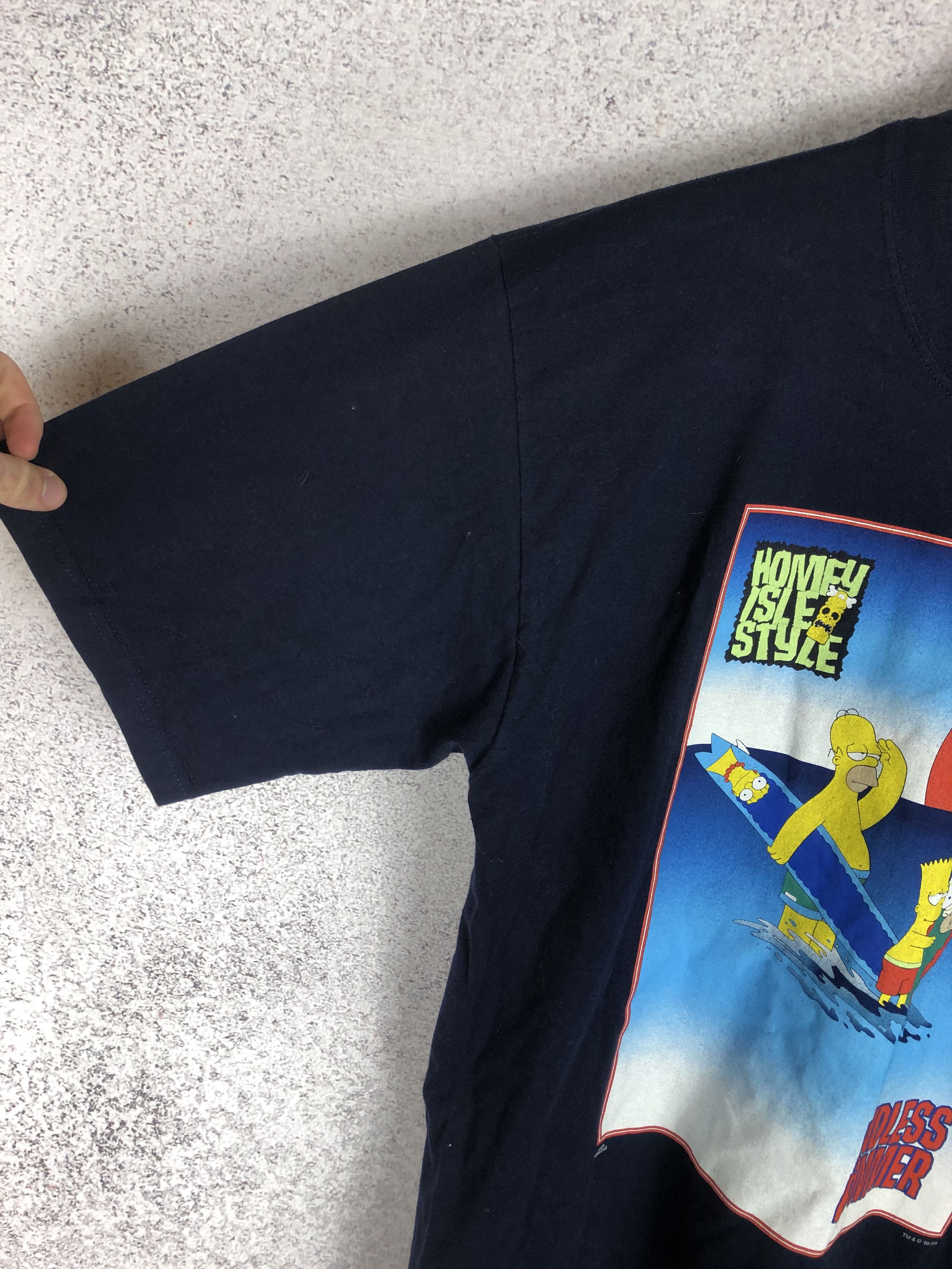 Cartoon Network Vintage 1999 The Simpsons Movie Tee Surf Style T-Shirt Size US L / EU 52-54 / 3 - 8 Thumbnail