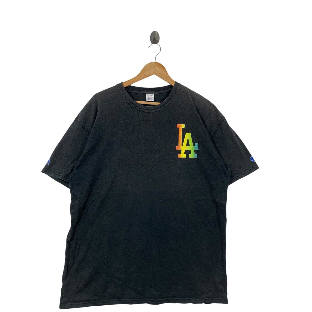 MLB MLB MAJESTIC ATHLETIC LA Los Angles Logo Tee Shirt Top Size US XXL / EU 58 / 5 - 4 Thumbnail