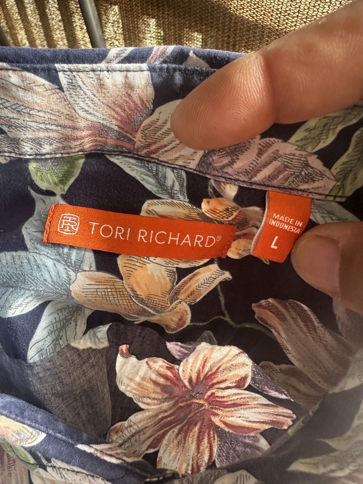 Tori Richard PreOwned Tori Richard Hawaiian Print Multicolored Men's L Size US L / EU 52-54 / 3 - 4 Thumbnail