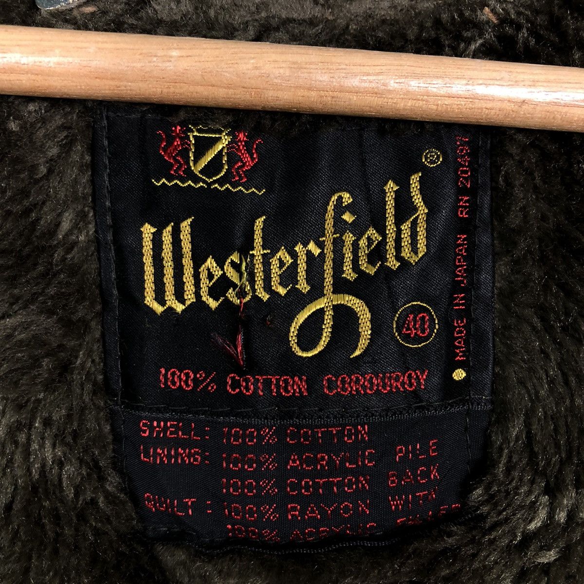 Japanese Brand 🔥Military Design Mink Fur Lining Jacket Westerfield Japan Size US M / EU 48-50 / 2 - 12 Thumbnail