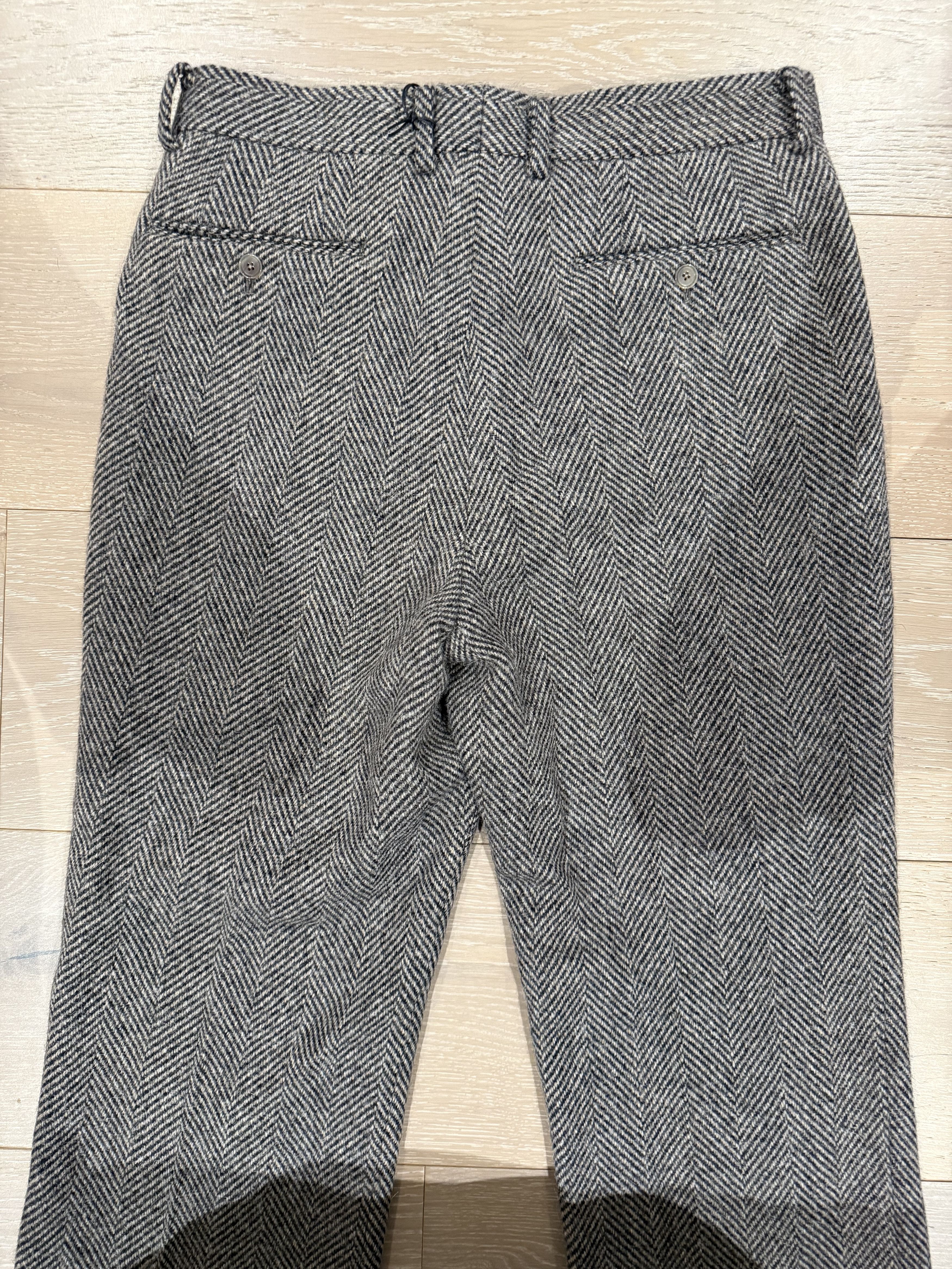 Auralee 💚 Auralee Alpaca Shetland Wool Tweed Slacks NEW Size US 34 / EU 50 - 8 Thumbnail