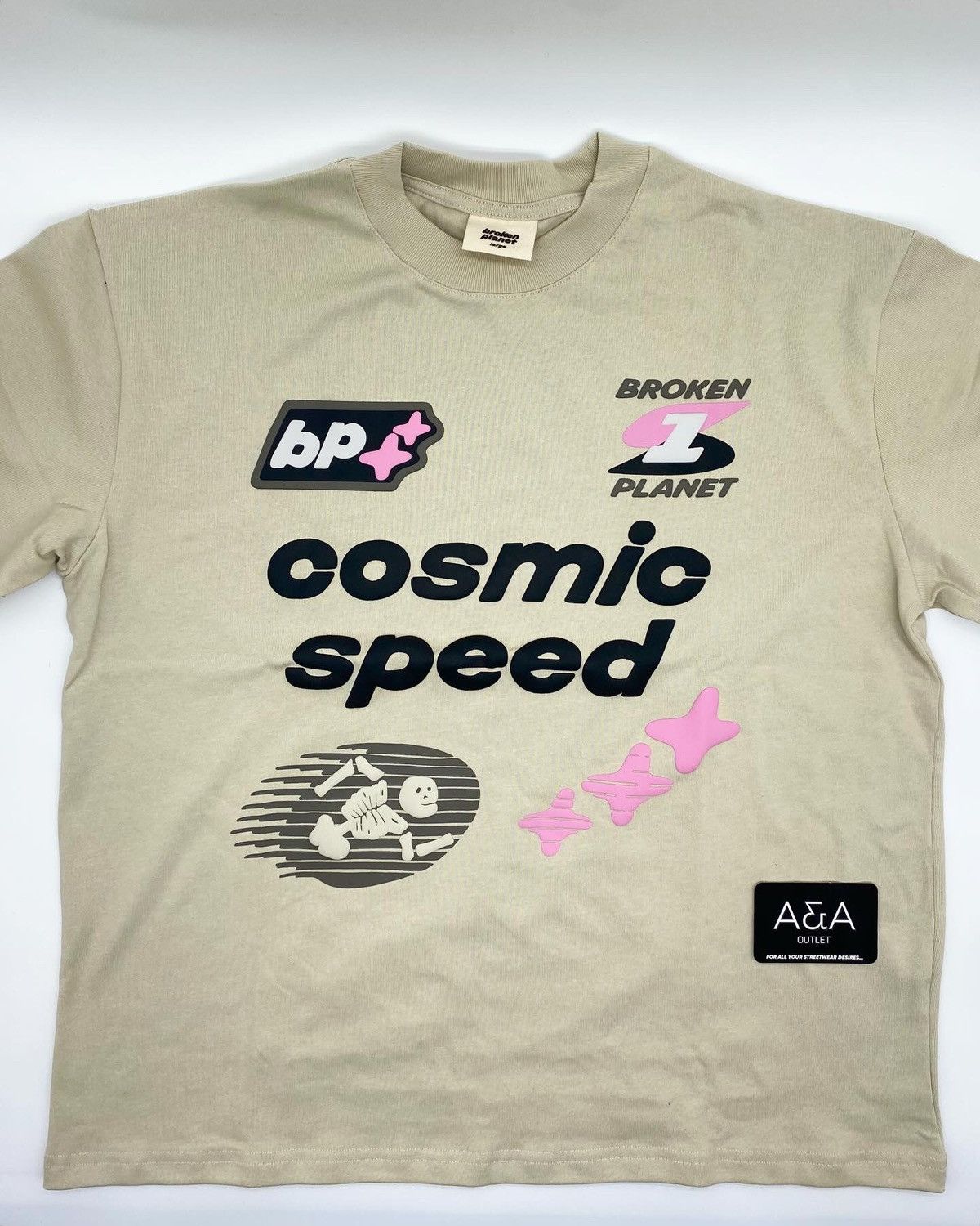 Broken Planet Broken Planet Cosmic Speed T-shirt Bone White L Brand New Size US L / EU 52-54 / 3 - 1 Thumbnail