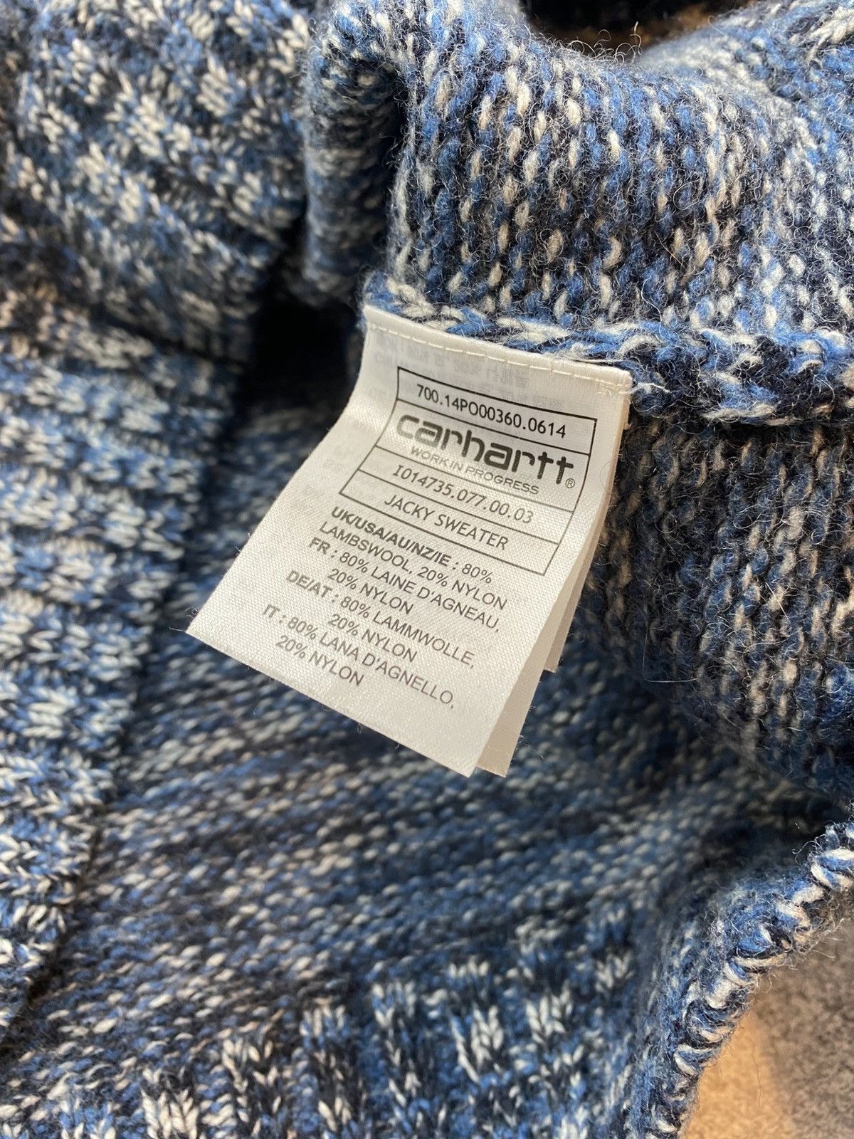 Carhartt Carhartt Accent Lambswool + Nylon Sweater Size M Size US M / EU 48-50 / 2 - 8 Thumbnail