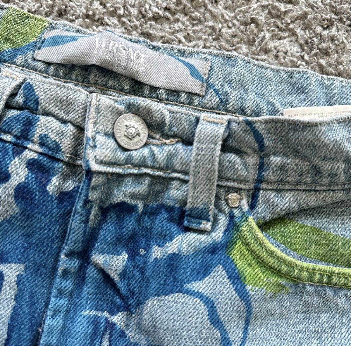 Versace Jeans Couture Versace Vintage Jeans Size 27" / US 4 / IT 40 - 3 Thumbnail