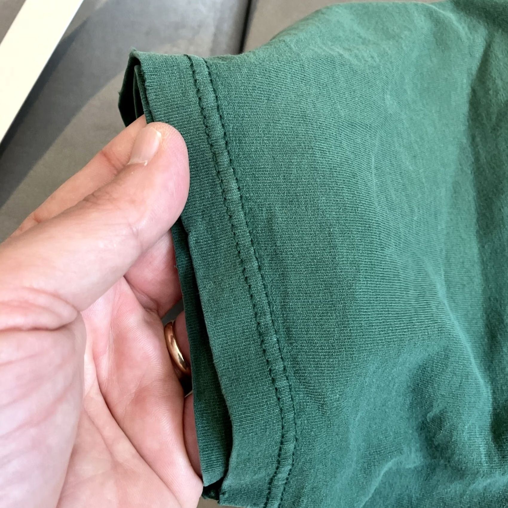 Jerzees VINTAGE Jerzees Hershey Park Embroidered Green T Shirt Men's XL RARE 90s Shirt Crew Neck Short Sleeve Cotton United States Size US XL / EU 56 / 4 - 4 Thumbnail