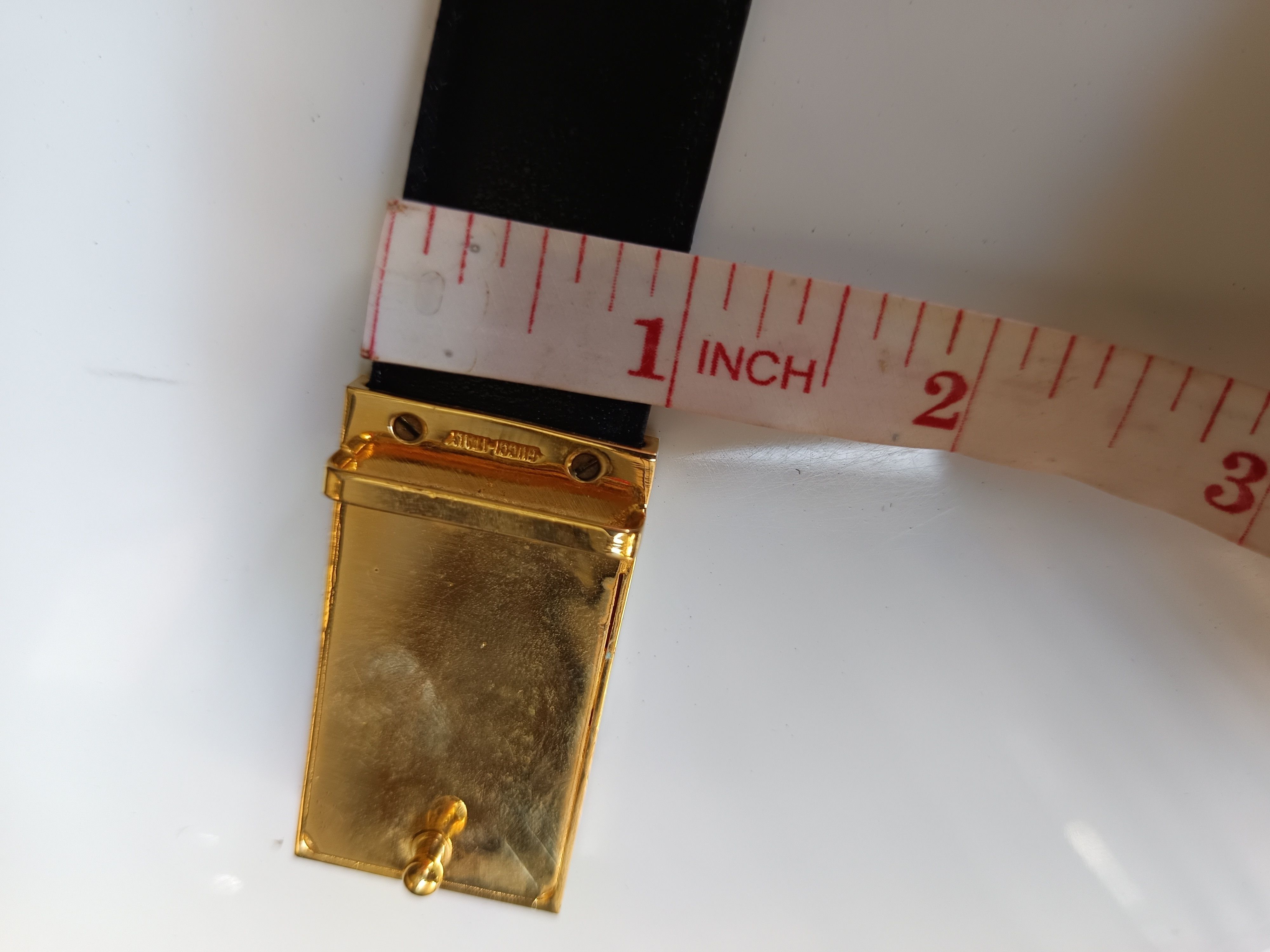Gucci Vintage 80s gucci reversible leather belt Size ONE SIZE - 4 Thumbnail