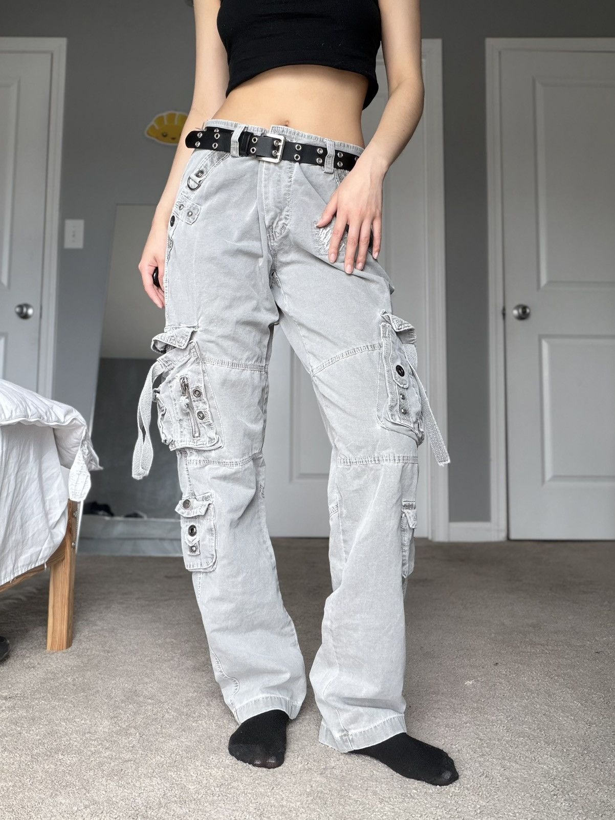 Other Vintage Multi-Pocket Cargo Pants Size US 31 - 6 Thumbnail