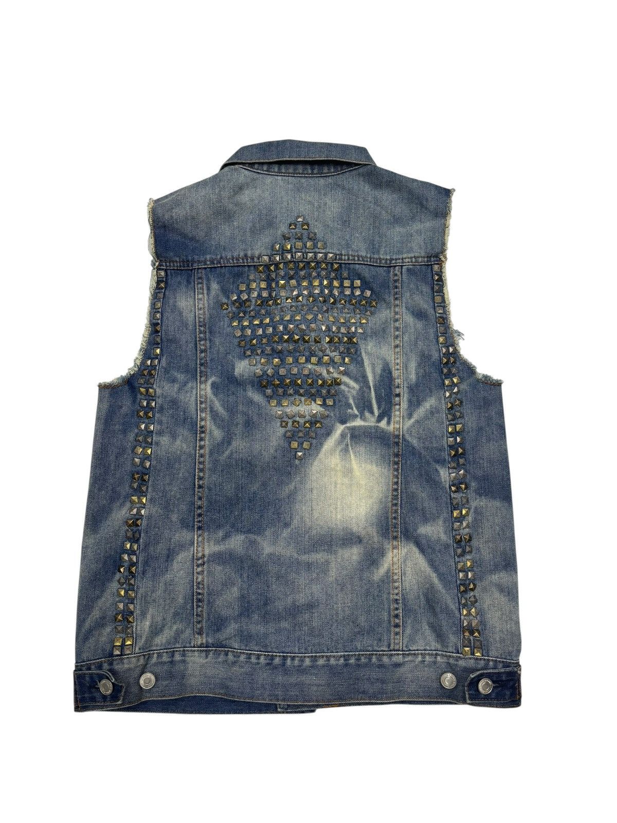 Hysteric Glamour × Undercover RARE❤️‍🔥PUNK STUDDED DRWCYS DENIM VEST Size US S / EU 44-46 / 1 - 2 Thumbnail