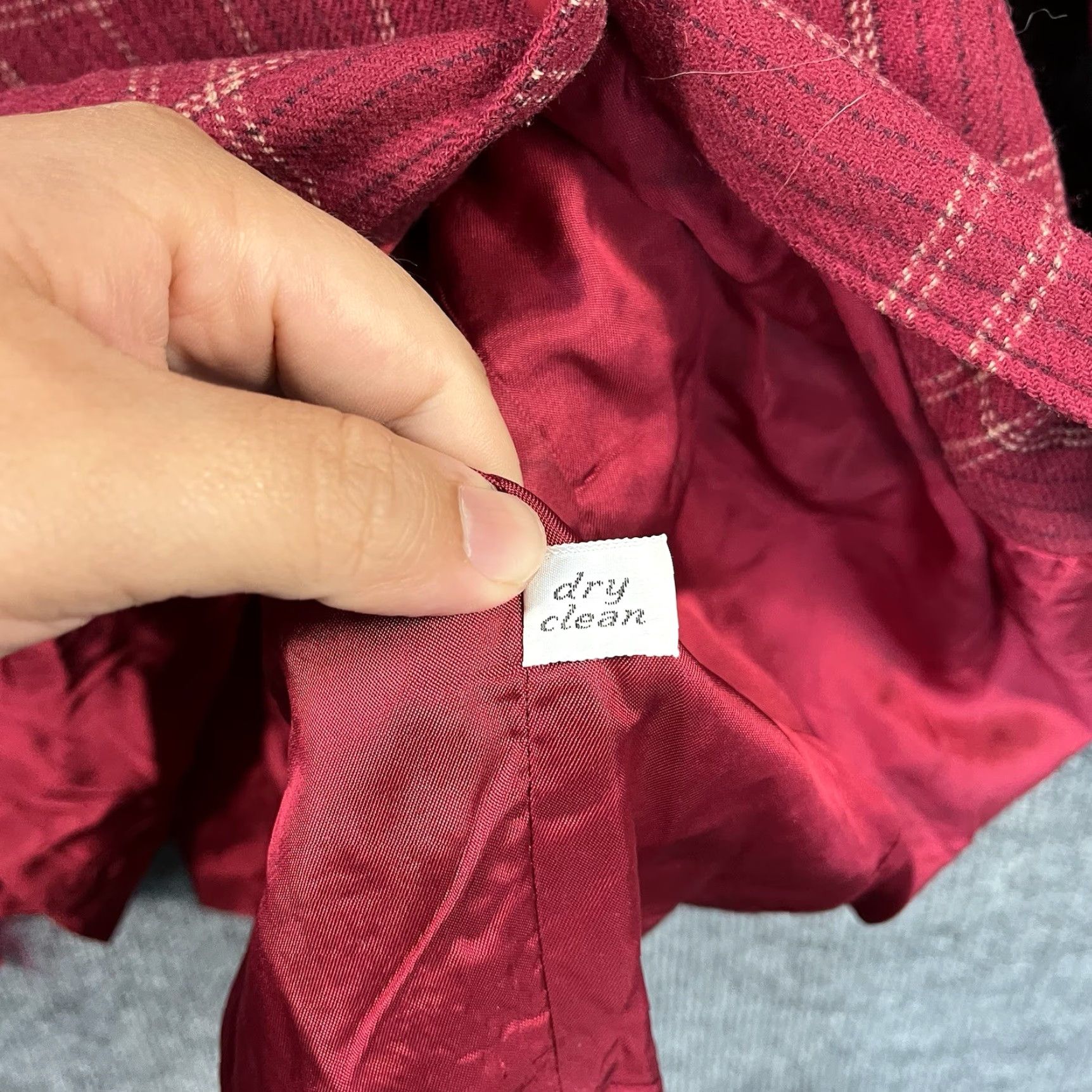 Pendleton VINTAGE Pendleton Blazer Coat Jacket Womens XL Red Plaid 100% Wool 49er Pockets Classic Button Size XL / US 12-14 / IT 48-50 - 4 Thumbnail