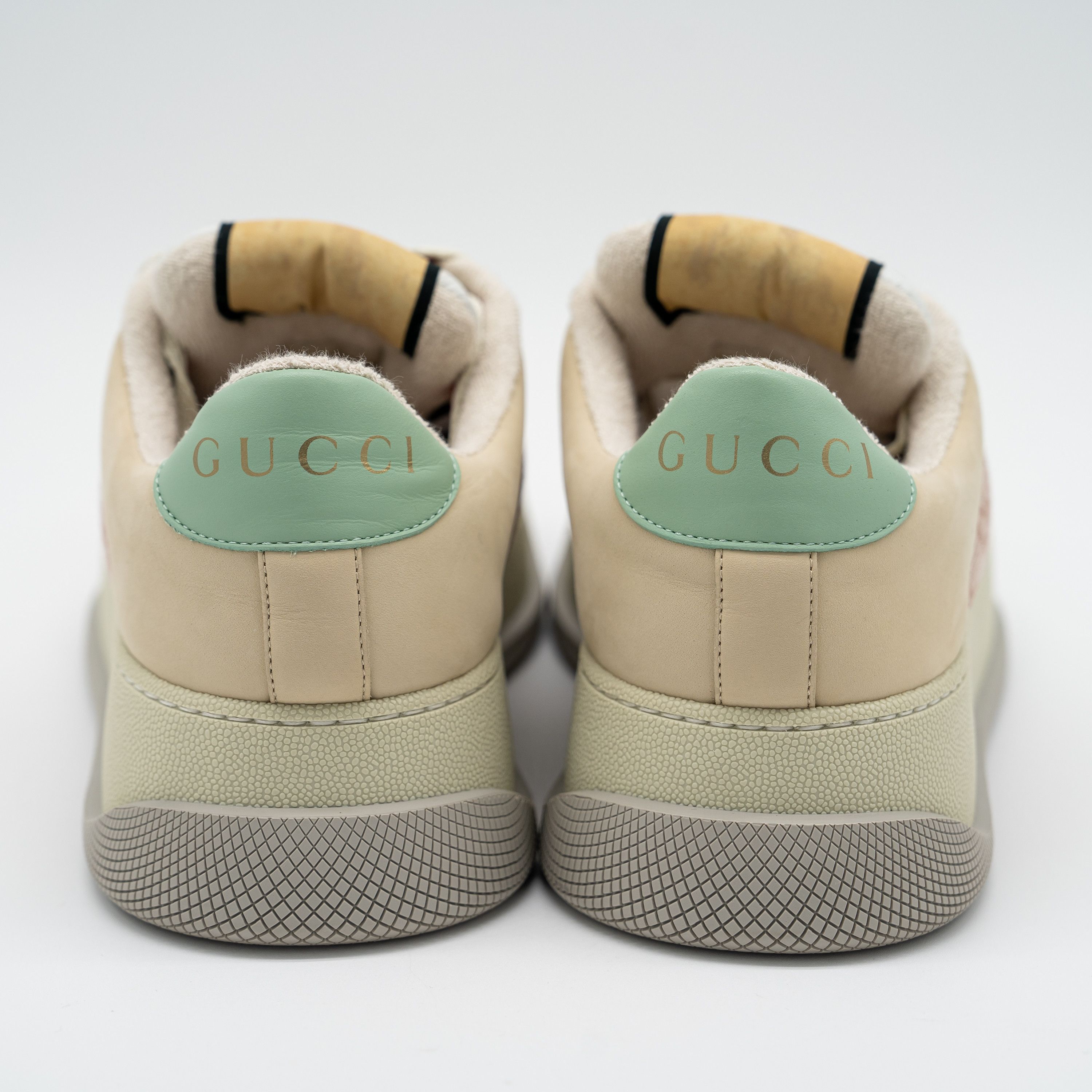 Gucci 9us Gucci Double Screener GG Monogram Beige Pink Sneakers Size US 9 / IT 39 - 5 Thumbnail