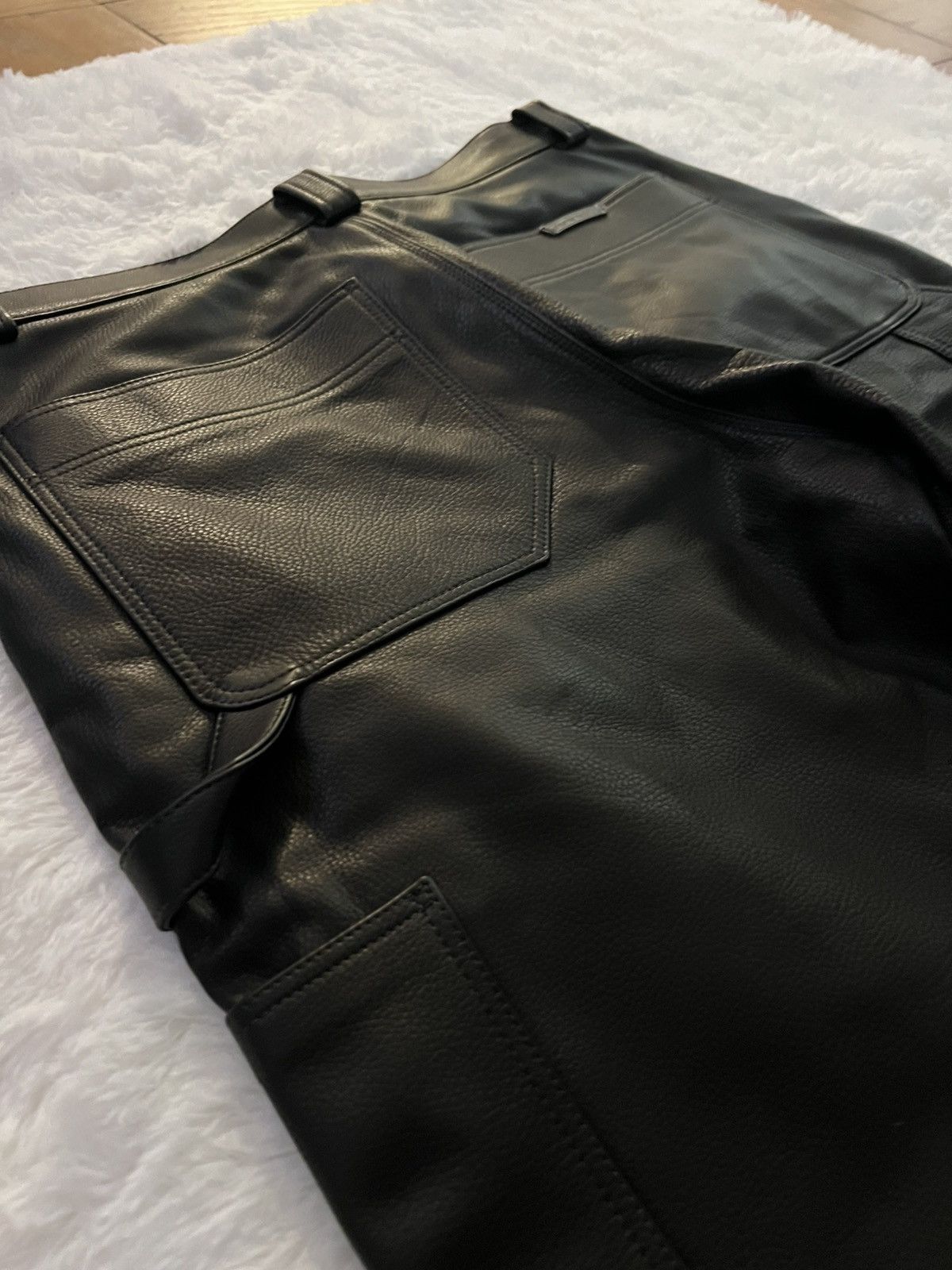 Chrome Hearts Chrome Hearts Double Knee Carpenter Leather Pants Size US 36 / EU 52 - 11 Thumbnail