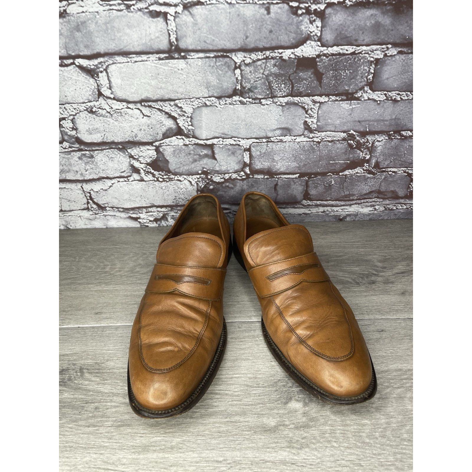 Bally Bally Brown Leather Salasan Penny Loafers Dress Shoes Men’s Size US 7 / EU 40 - 16 Thumbnail