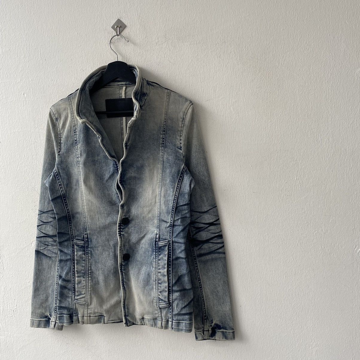 Tornado Mart Honey Comb Denim Blazer Jackets