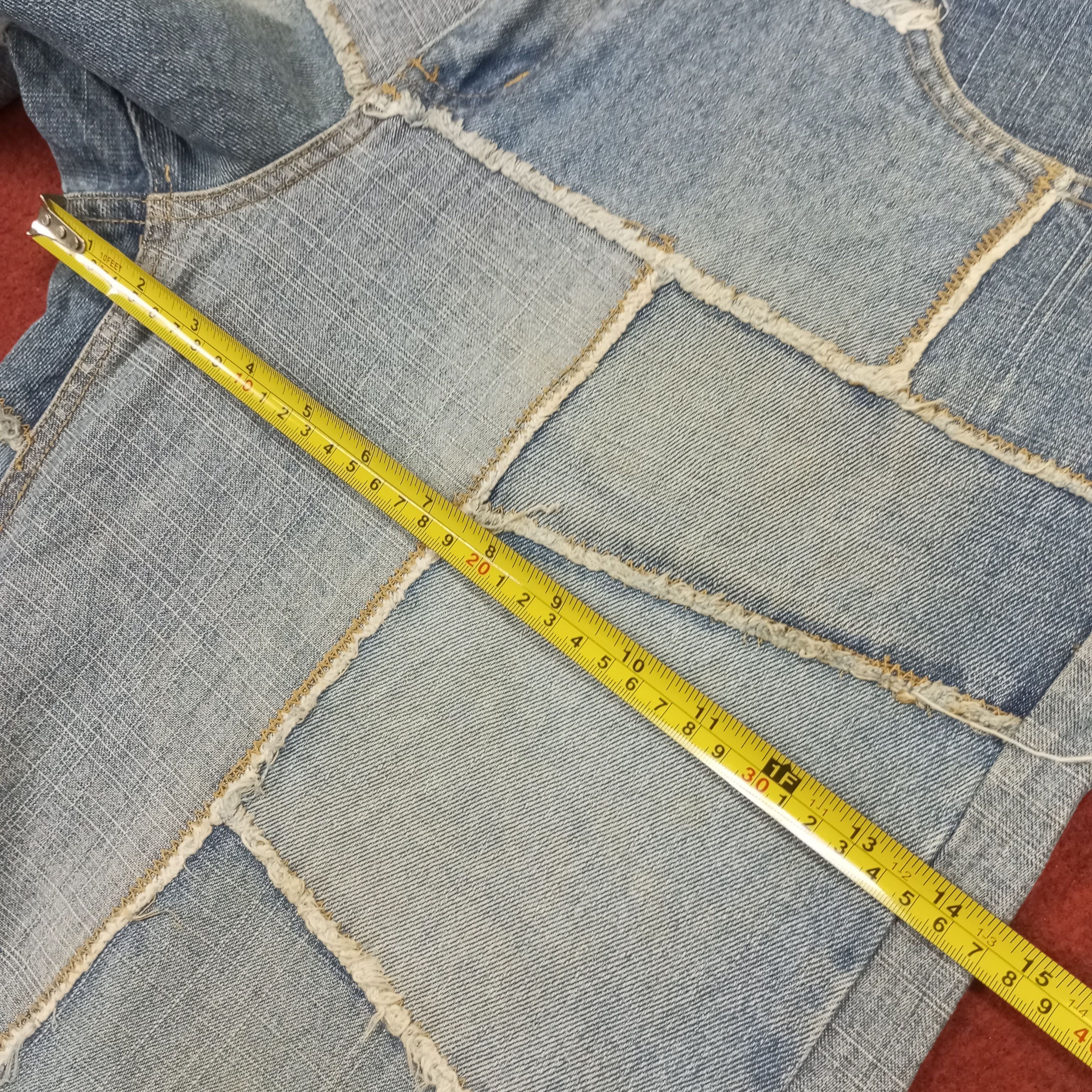 VIBE Vibes Gold Label Rare Fashion Patchwork Style Jeans Size US 34 / EU 50 - 9 Thumbnail