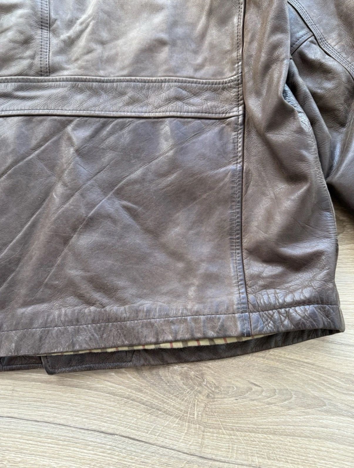 Timberland VINTAGE TIMBERLAND LEATHER COAT MENS WEATHERGEAR CASUALJAKET Size US L / EU 52-54 / 3 - 24 Thumbnail