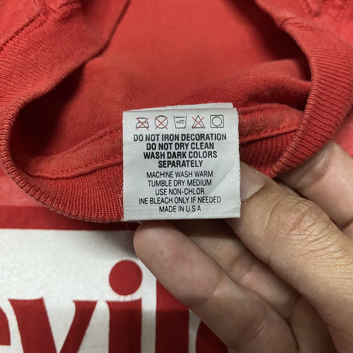 Devilock × Japanese Brand × Vintage VINTAGE 1999 DEVILOCK BOX LOGO T SHIRT Size US L / EU 52-54 / 3 - 5 Thumbnail
