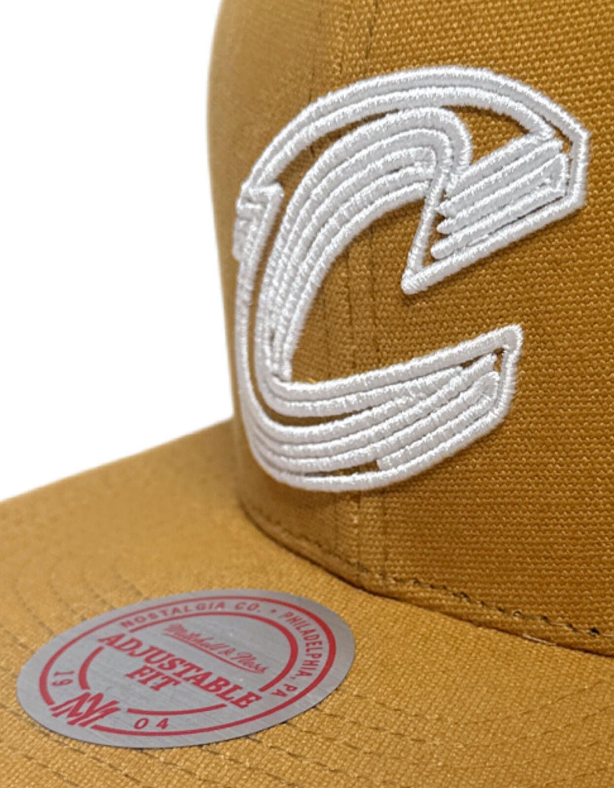 Mitchell & Ness Mitchell & Ness Cleveland Cavaliers Wheat Snapback Hat Size ONE SIZE - 1 Thumbnail