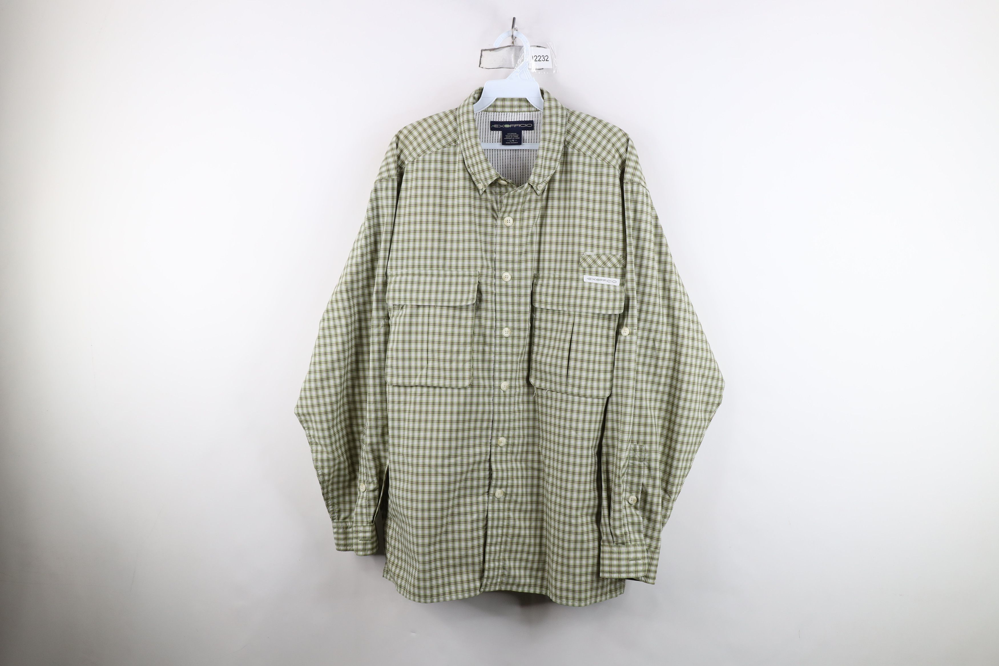 ExOfficio ExOfficio Double Pocket Hiking Trekking Button Shirt Plaid Size US L / EU 52-54 / 3 - 1 Thumbnail