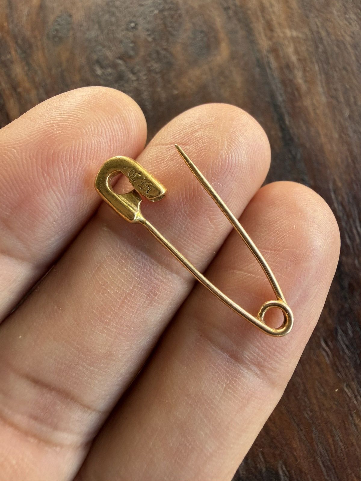 Chrome Hearts Chrome Hearts 22k gold safety pin Size ONE SIZE - 4 Thumbnail