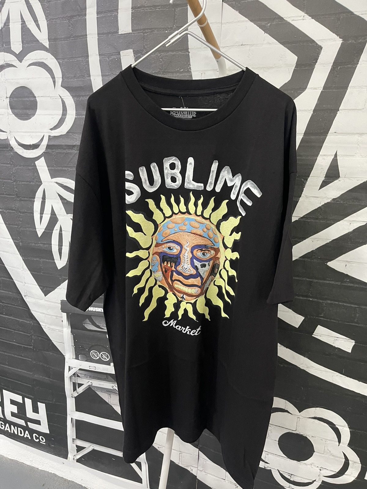 Designer × Market 💥 MARKET Sublime Freedom Sun Shirt Black XXL 2XL 💥 Size US XXL / EU 58 / 5 - 5 Thumbnail