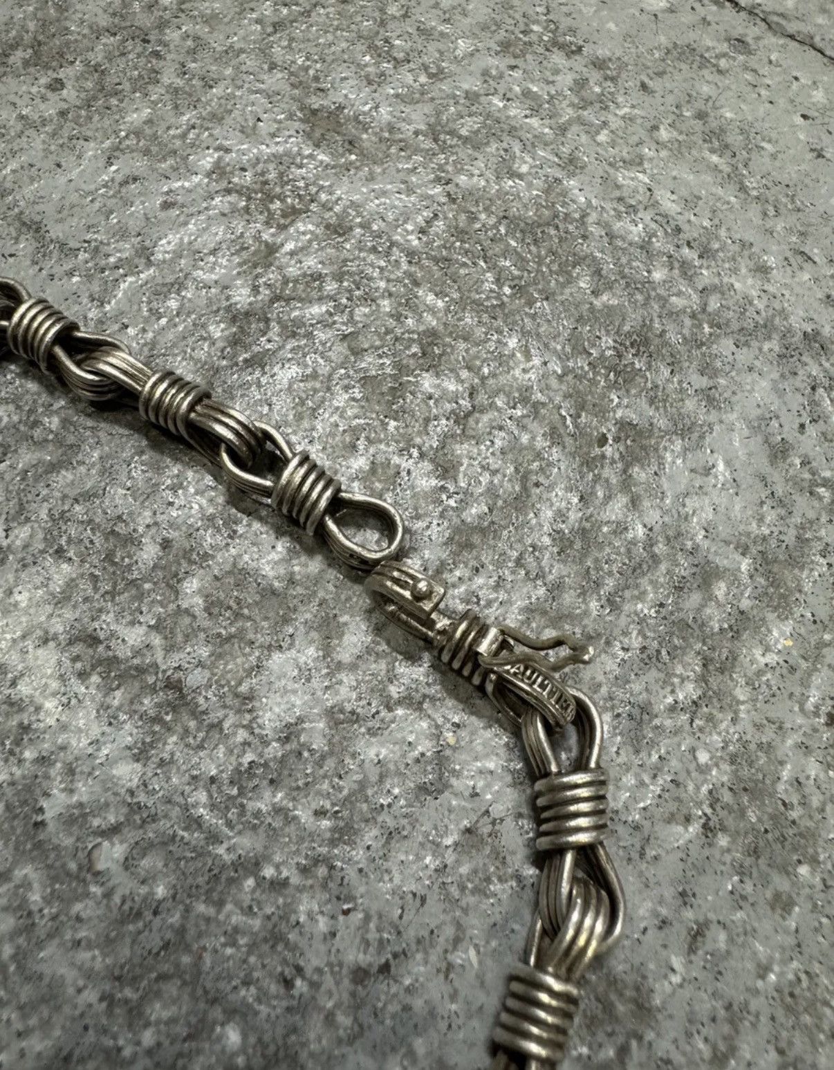 Jean Paul Gaultier Archive Jean Paul Gaultier .925 Silver Naval Chain Necklace Size ONE SIZE - 5 Thumbnail