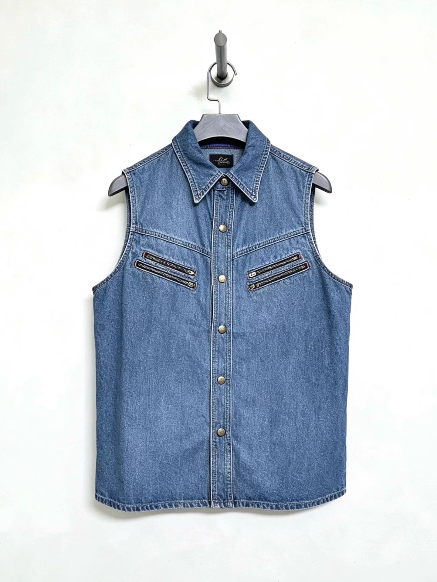 Needles Needles Sleeveless Western Denim Vest Size US S / EU 44-46 / 1 - 1 Thumbnail