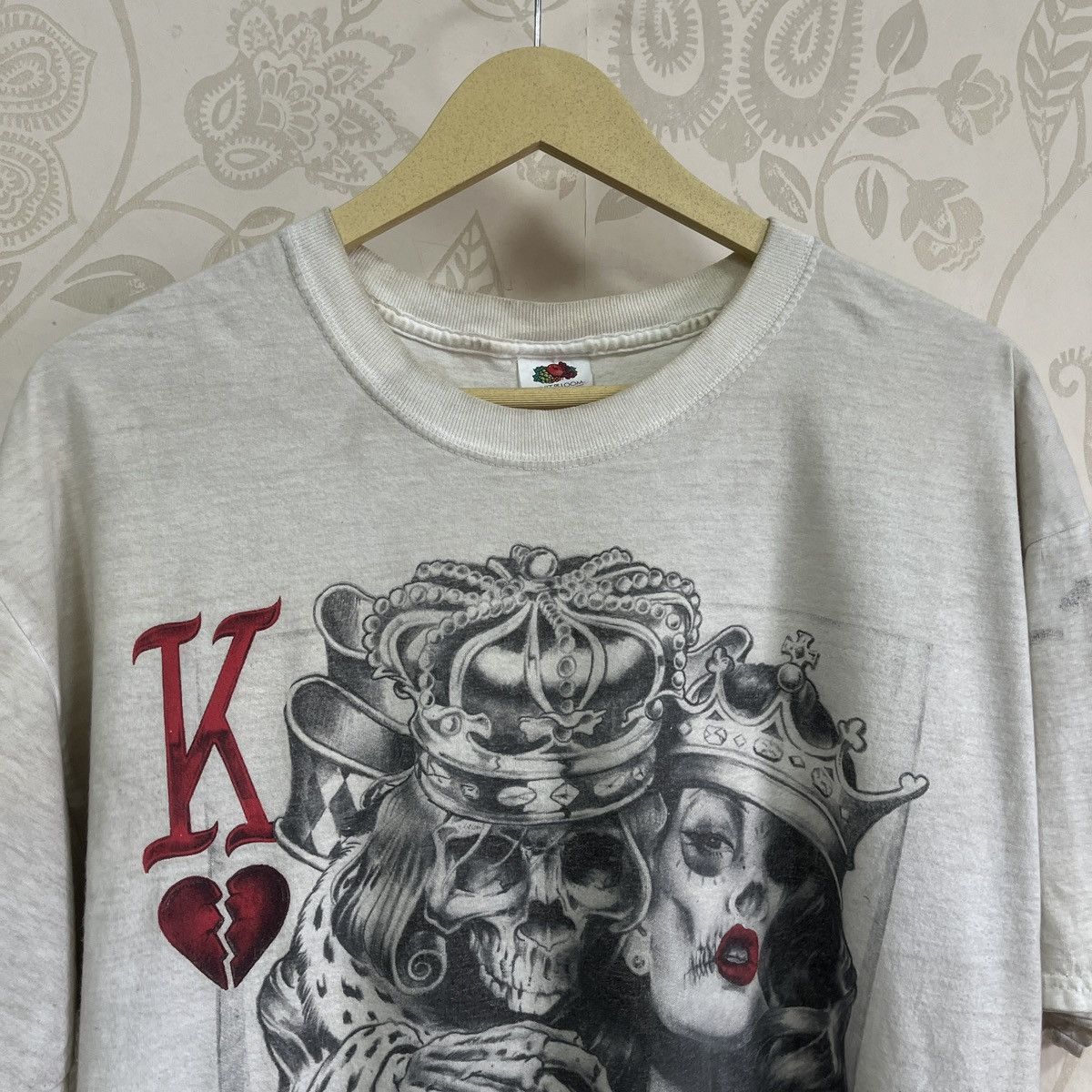 Fruit Of The Loom Vintage Y2K King Queen Skulls Fruit Of The Looms Size US L / EU 52-54 / 3 - 15 Thumbnail