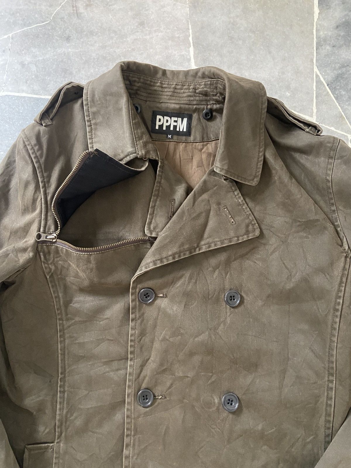 PPFM Vintage PPFM Double Breasted Jacket Size US M / EU 48-50 / 2 - 2 Thumbnail