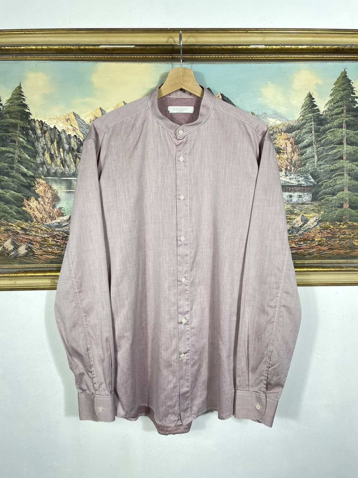 Our Legacy Our Legacy Pink Button Ups Shirt Old Money Luxury Premium Size US L / EU 52-54 / 3 - 1 Thumbnail