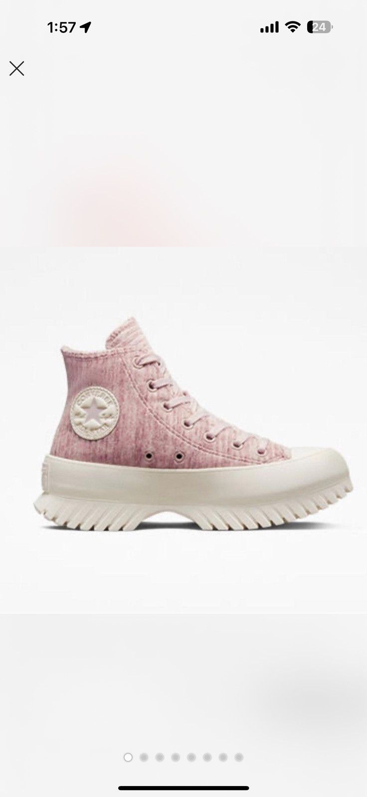 Other Converse high top corduroy mauve sneakers Size US 11 / IT 41 - 5 Thumbnail