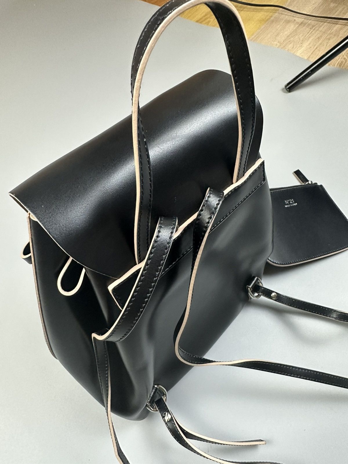 N21 N21 Two Cats Real Leather backpack Size ONE SIZE - 10 Thumbnail
