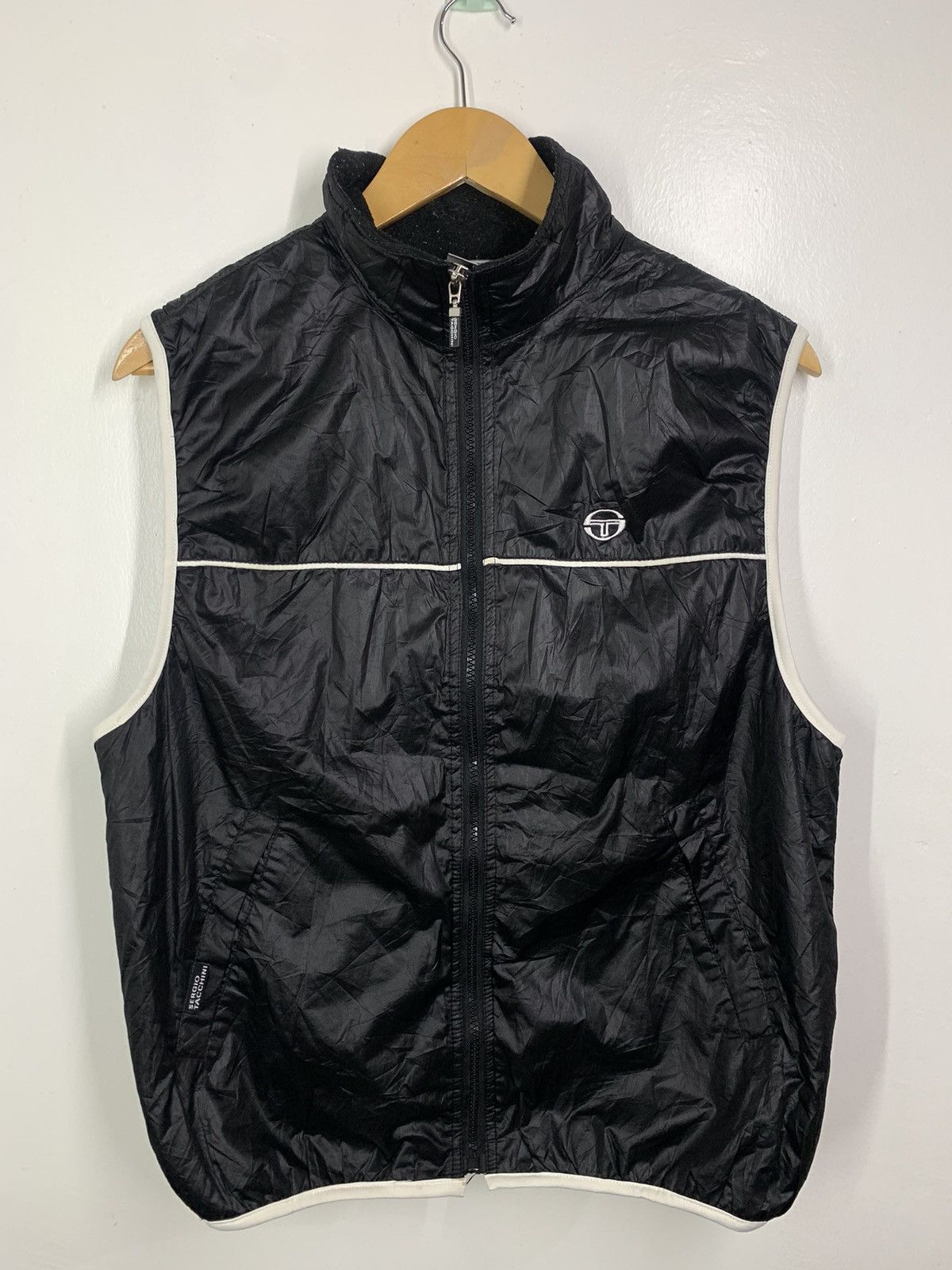 Sergio Tacchini × Vintage Sergio Tacchini Track & Court Lab Vest Light Jacket Size US M / EU 48-50 / 2 - 2 Thumbnail