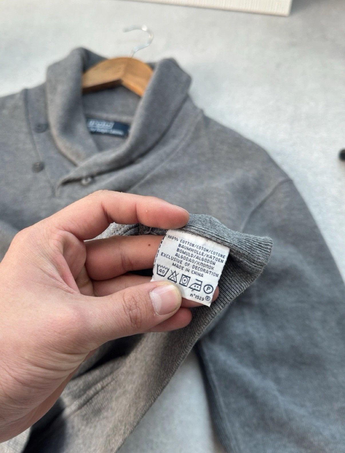 Polo Ralph Lauren Vintage Polo Ralph Lauren Shawl Collar Neck Jumper Sweater Size US M / EU 48-50 / 2 - 5 Thumbnail