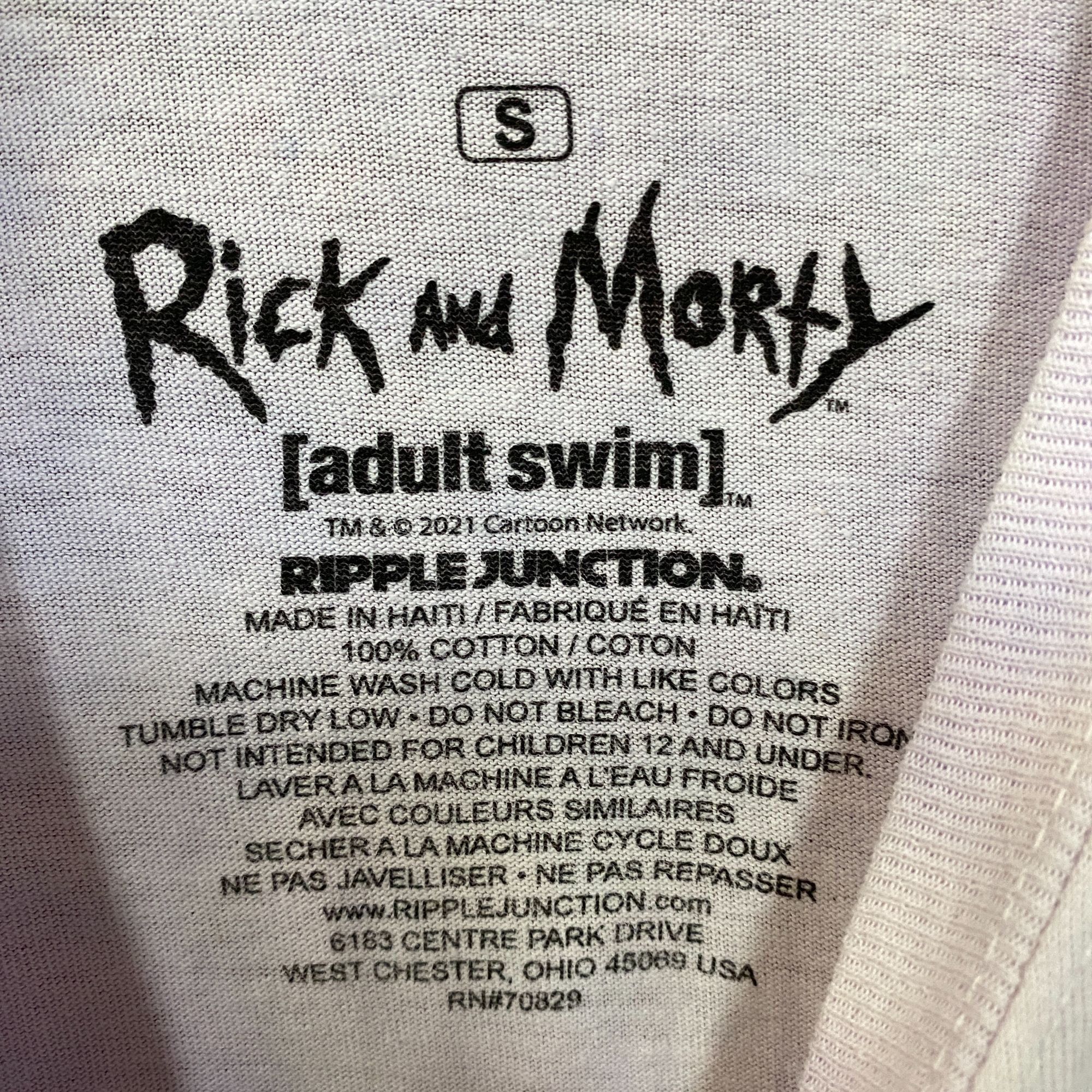 Ripple Junction Adult Swim Rick & Morty Mutated Graphic Design T-Shirt Small Size US S / EU 44-46 / 1 - 4 Thumbnail