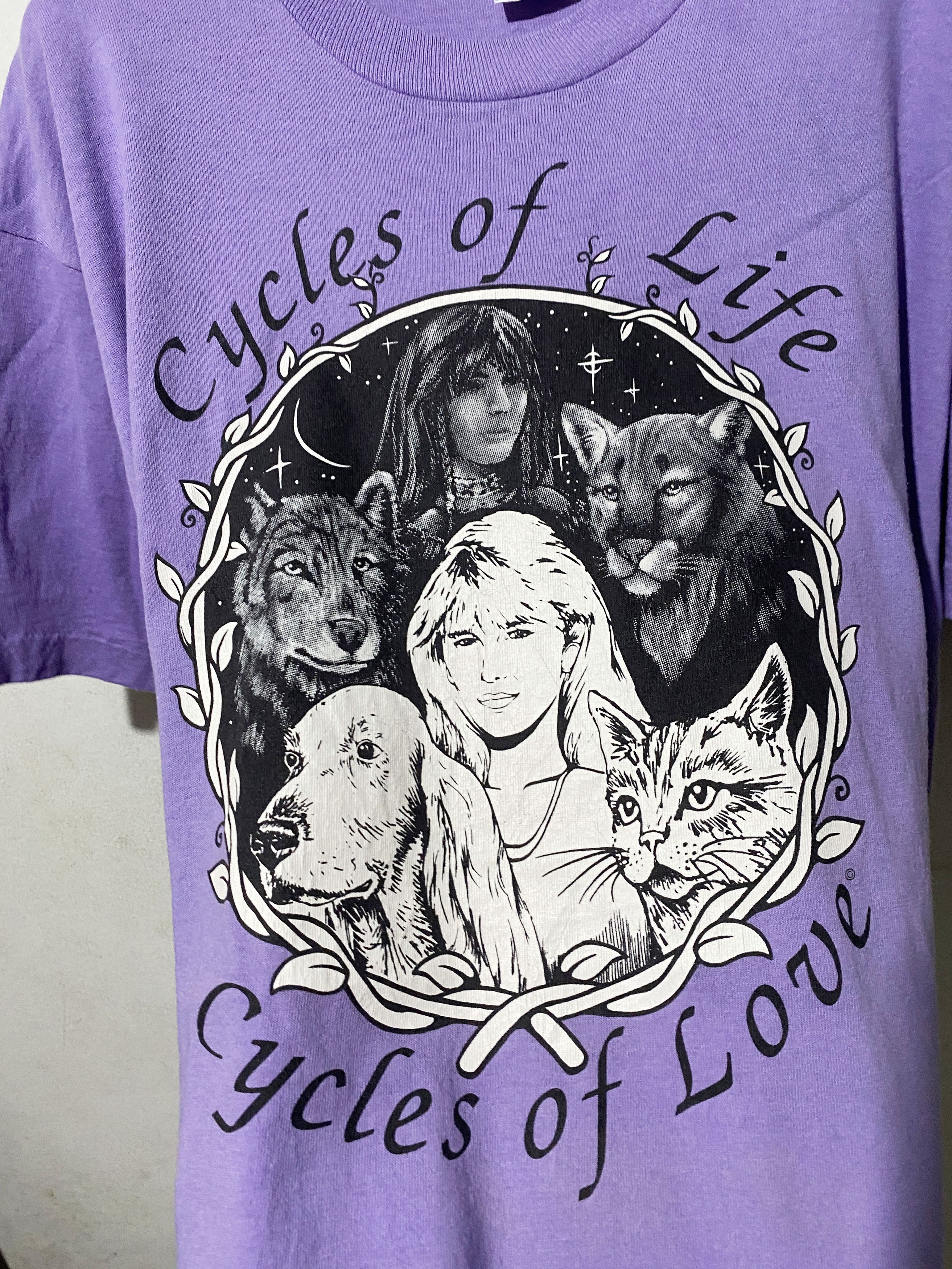 Vintage Vintage 90s Cycles of Life Shirt Size US L / EU 52-54 / 3 - 2 Thumbnail