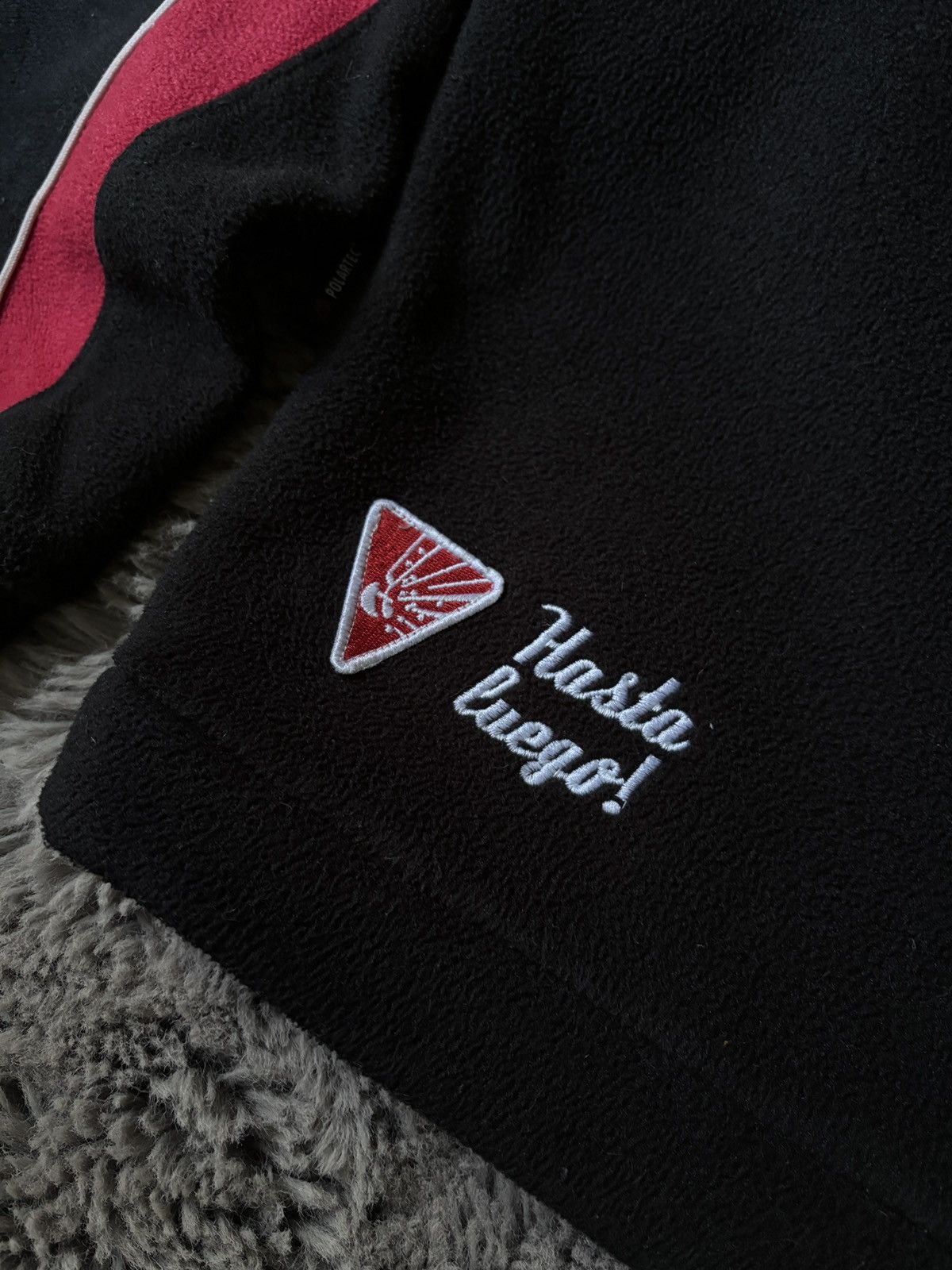 Vintage Fast Lane Racing Sweater Vintage 1/4 zip flecce Size US L / EU 52-54 / 3 - 7 Thumbnail