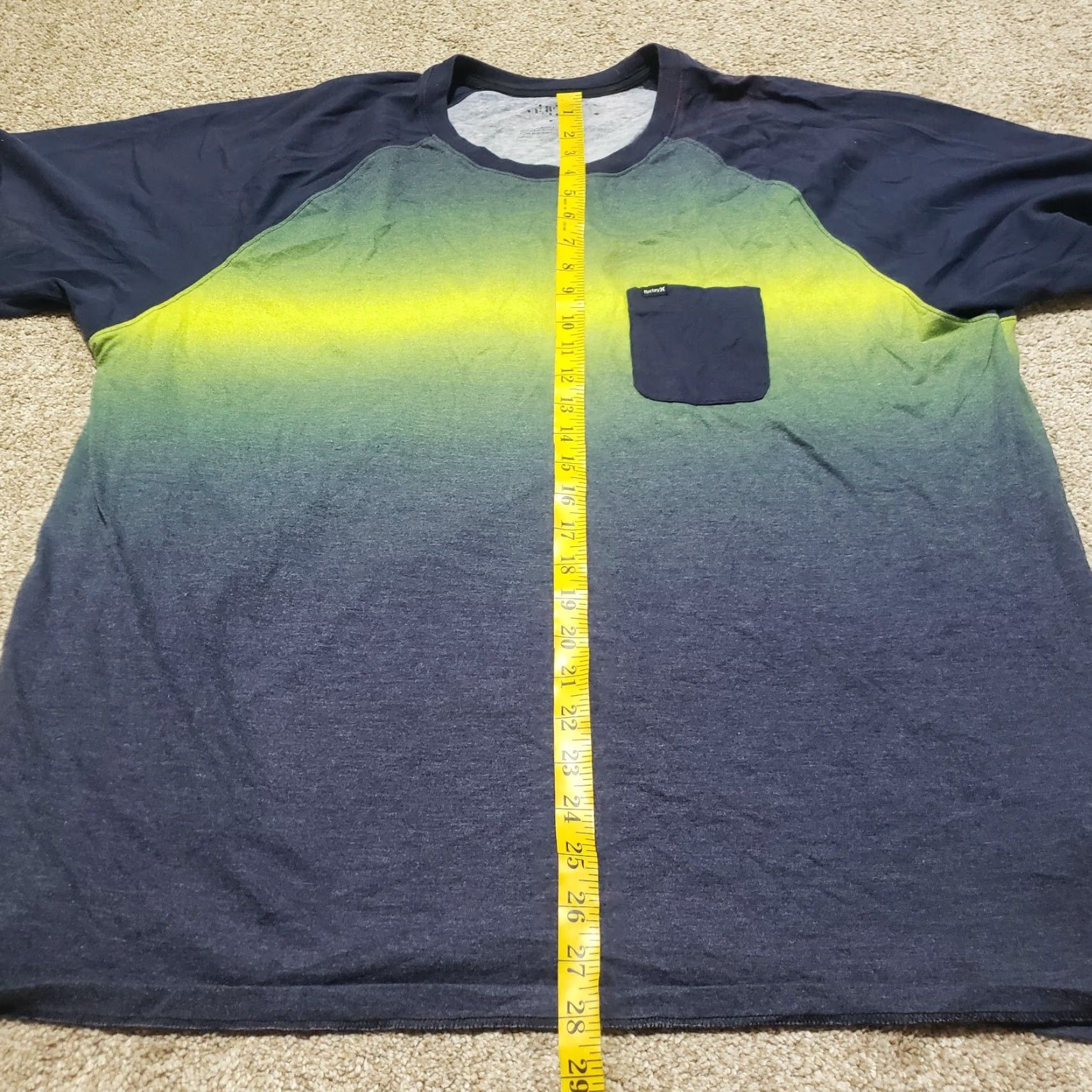 Hurley Hurley Shirt T-Shirt Short Sleeve Pocket Adult Men's XL Multicolor 90s? Size US XL / EU 56 / 4 - 7 Thumbnail