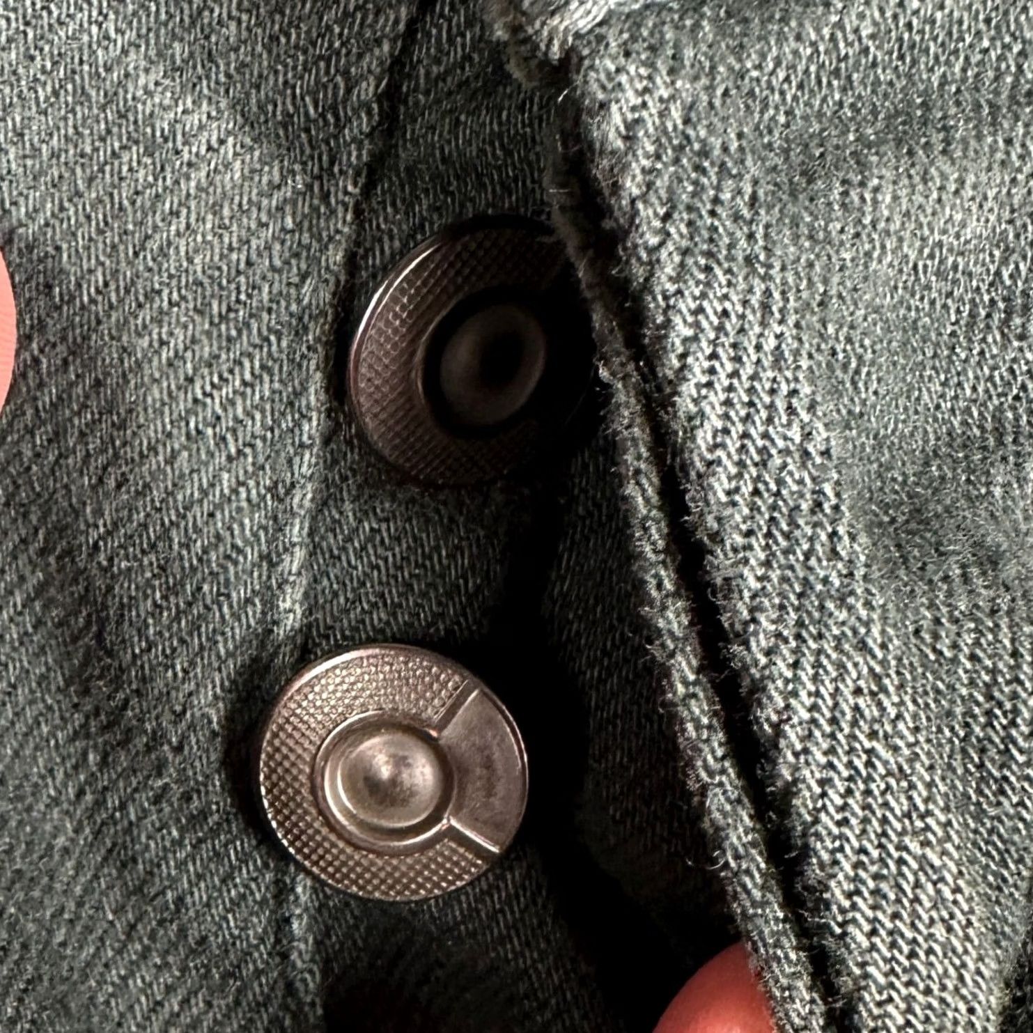 3x1 NYC Jeans 3x1 Mens Dark Green Slim Tapered Leg Button Fly 5 Pocket Casual EUC Jeans Size US 30 / EU 46 - 6 Thumbnail