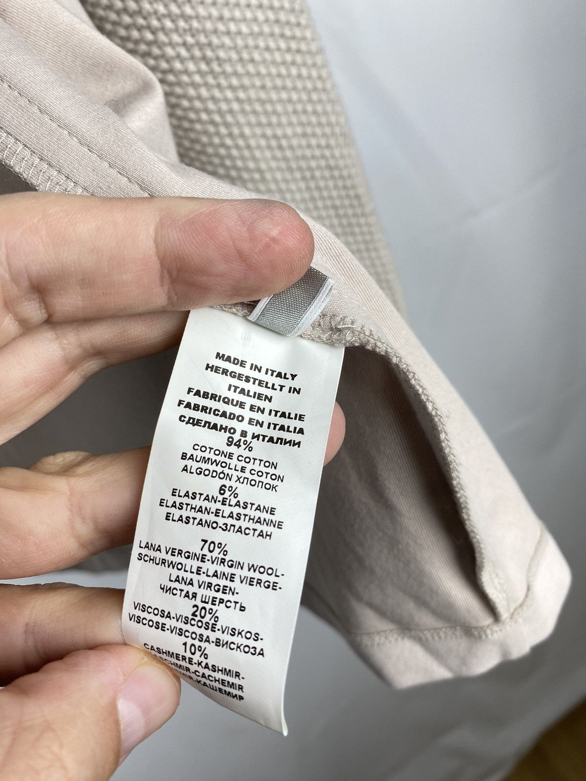 Gran Sasso Gran Sasso Cotton Blazer Wool-Cashmere Sleeves size 42 Size M / US 6-8 / IT 42-44 - 12 Thumbnail