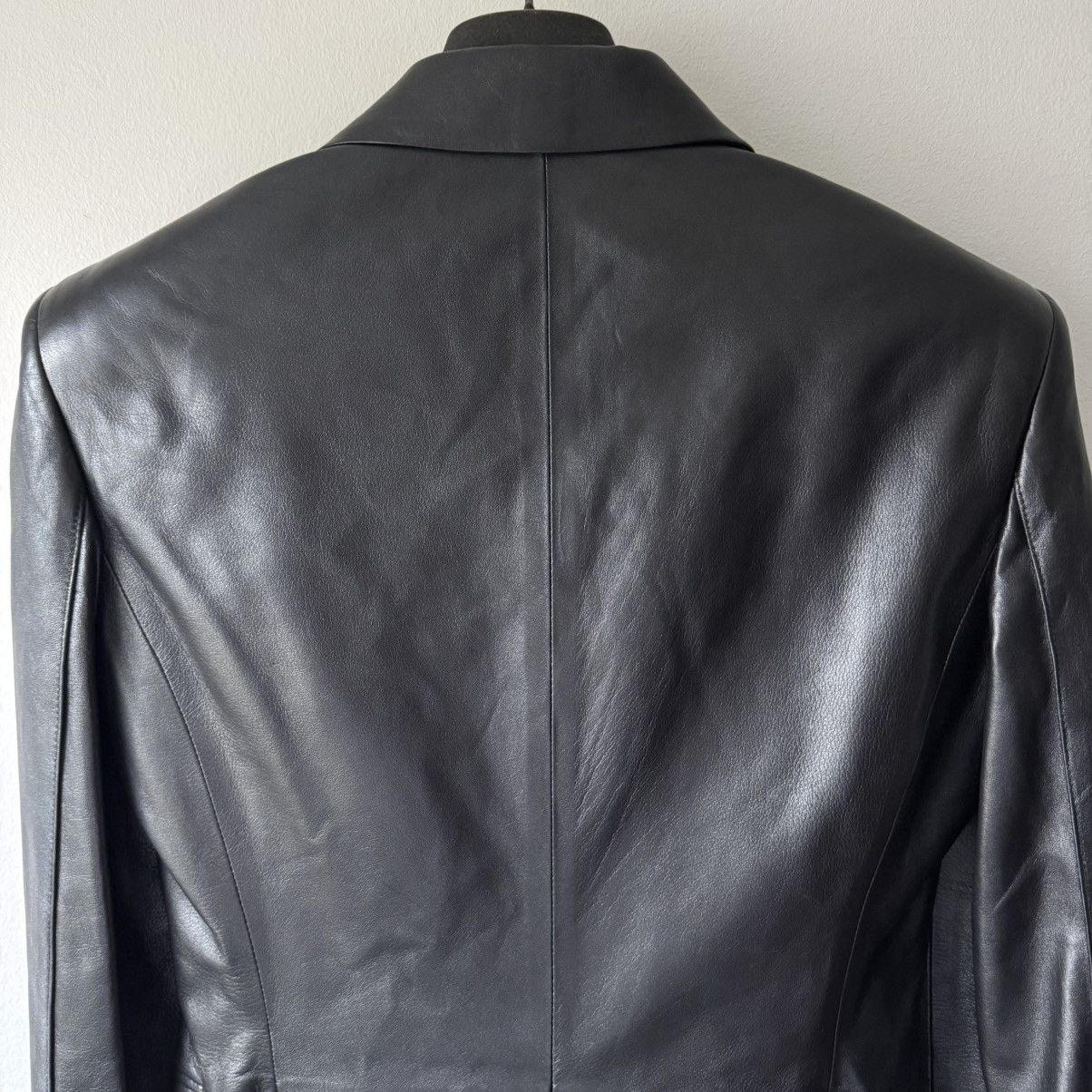 Gucci Gucci By Tom Ford FW1997 Black Leather Blazer Size M / US 6-8 / IT 42-44 - 6 Thumbnail