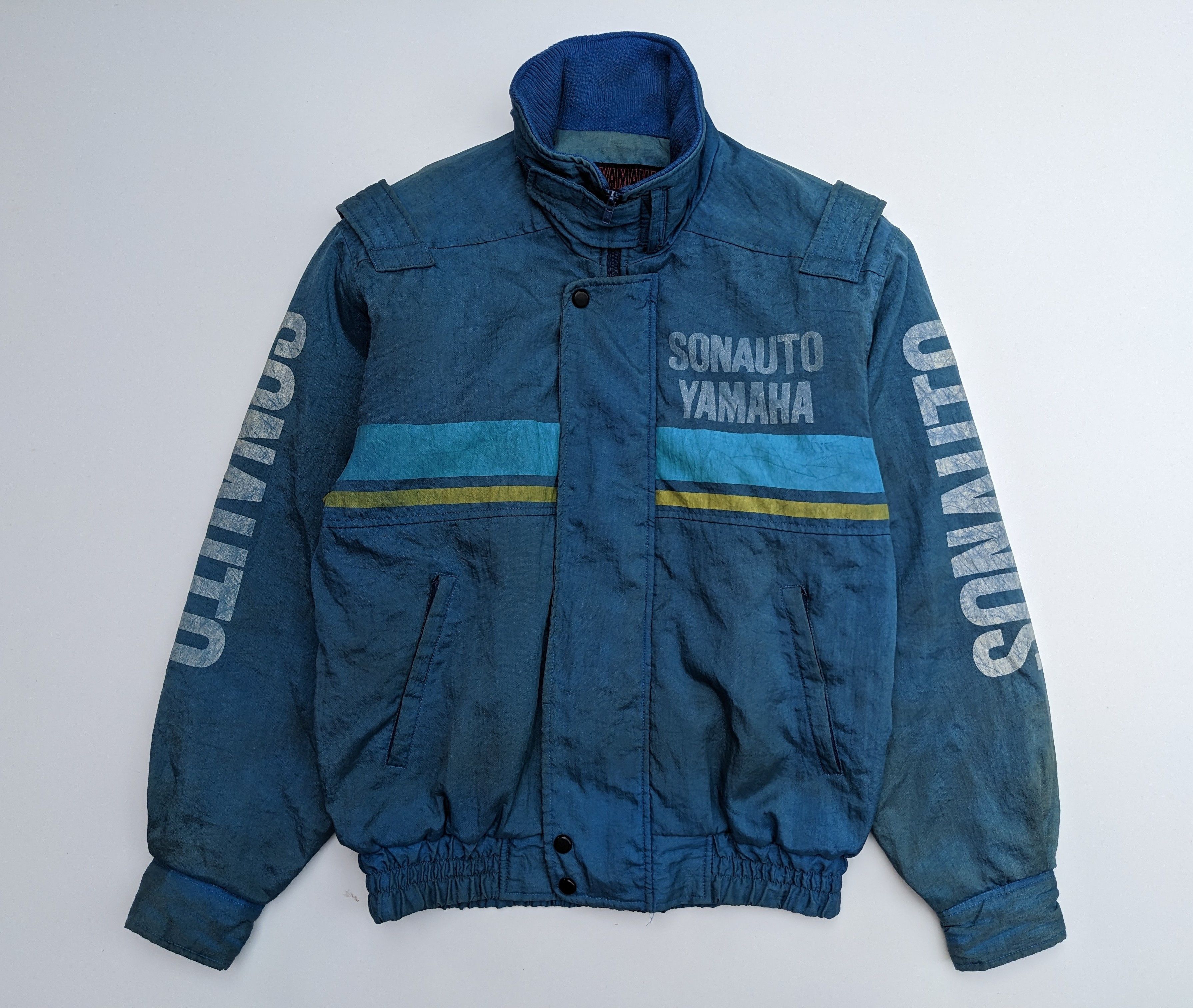 Vintage × Yamaha Vintage 80s Yamaha Sonauto rider jacket Size US L / EU 52-54 / 3 - 1 Thumbnail