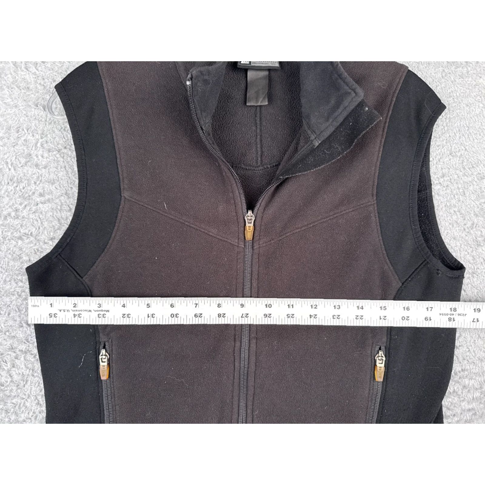 Vintage REI Vest Women Small Black Full Zip Long Sleeve Polyester Fleece Mock Neck READ Size S / US 4 / IT 40 - 7 Thumbnail